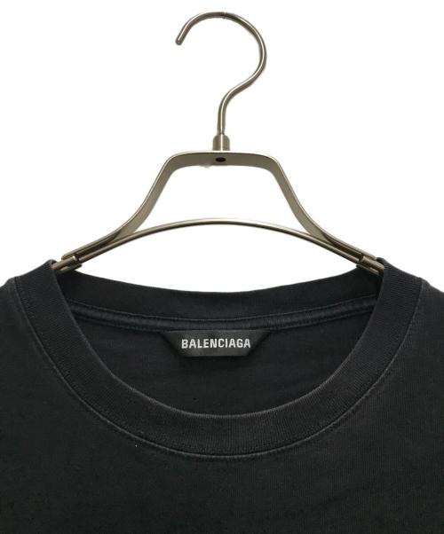 BALENCIAGA（バレンシアガ）BALENCIAGA (バレンシアガ) スモールロゴプリントＴシャツ ブラック サイズ:Sの古着・服飾アイテム