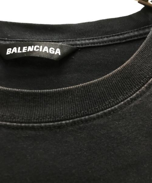 BALENCIAGA（バレンシアガ）BALENCIAGA (バレンシアガ) スモールロゴプリントＴシャツ ブラック サイズ:Sの古着・服飾アイテム