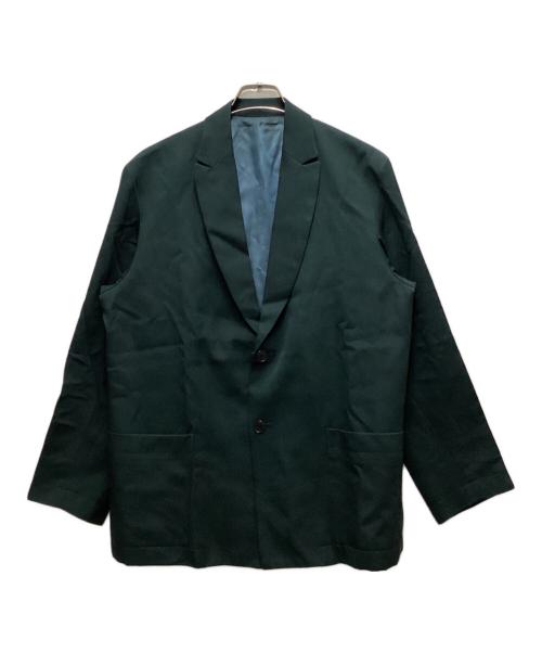POLYPLOID（ポリプロイド）POLYPLOID (ポリプロイド) ウールテーラードジャケット グリーン サイズ:2の古着・服飾アイテム