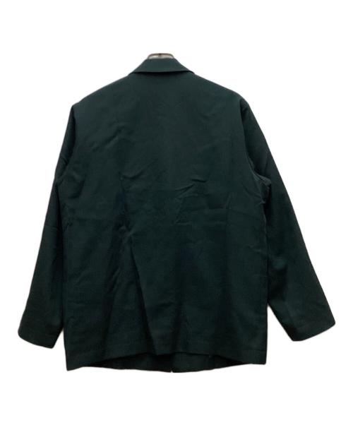 POLYPLOID（ポリプロイド）POLYPLOID (ポリプロイド) ウールテーラードジャケット グリーン サイズ:2の古着・服飾アイテム