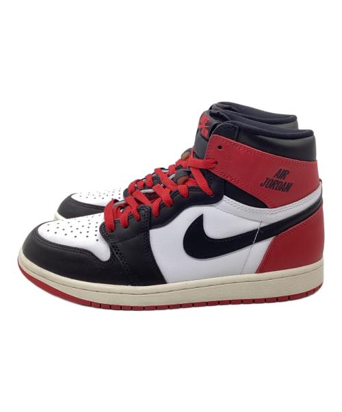NIKE（ナイキ）NIKE (ナイキ) Air Jordan 1 HIGH OG UNC Reimagined ブラック×レッド サイズ:26.5の古着・服飾アイテム
