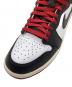 中古・古着 NIKE (ナイキ) Air Jordan 1 HIGH OG UNC Reimagined ブラック×レッド サイズ:26.5：12000円