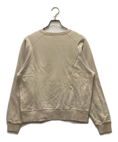 DRIES VAN NOTEN（ドリスヴァンノッテン）DRIES VAN NOTEN (ドリスヴァンノッテン) パネルステッチラグランスウェット ベージュ サイズ:XSの古着・服飾アイテム