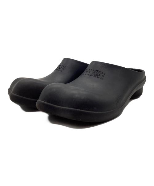 MM6 Maison Margiela（エムエムシックスメゾンマルジェラ）MM6 Maison Margiela (エムエムシックスメゾンマルジェラ) ANATOMIC CLOG SLIPPER ブラック サイズ:EU 41-42の古着・服飾アイテム