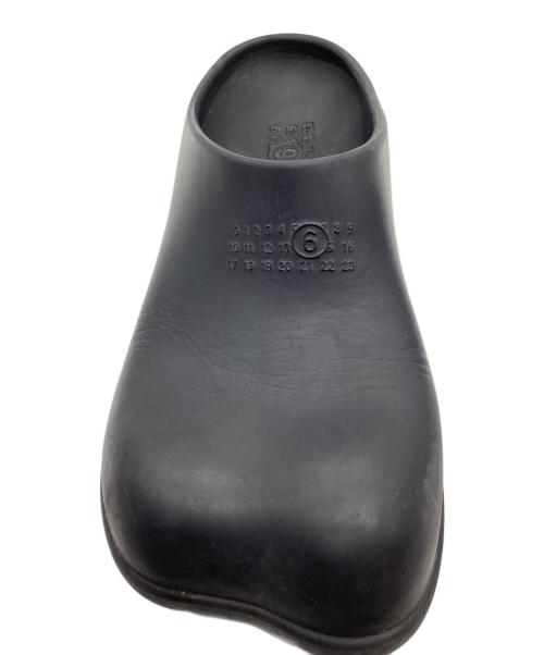 MM6 Maison Margiela（エムエムシックスメゾンマルジェラ）MM6 Maison Margiela (エムエムシックスメゾンマルジェラ) ANATOMIC CLOG SLIPPER ブラック サイズ:EU 41-42の古着・服飾アイテム