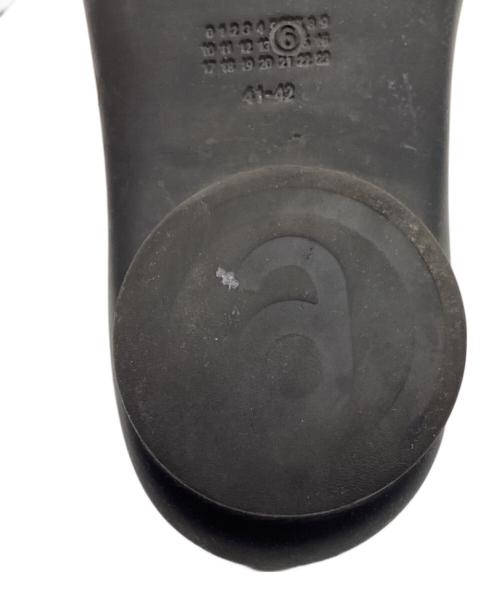 MM6 Maison Margiela（エムエムシックスメゾンマルジェラ）MM6 Maison Margiela (エムエムシックスメゾンマルジェラ) ANATOMIC CLOG SLIPPER ブラック サイズ:EU 41-42の古着・服飾アイテム