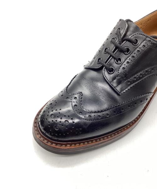 Tricker's（トリッカーズ）Tricker's (トリッカーズ) BOURTON/ウイングチップシューズ ブラック サイズ:7 1/2の古着・服飾アイテム