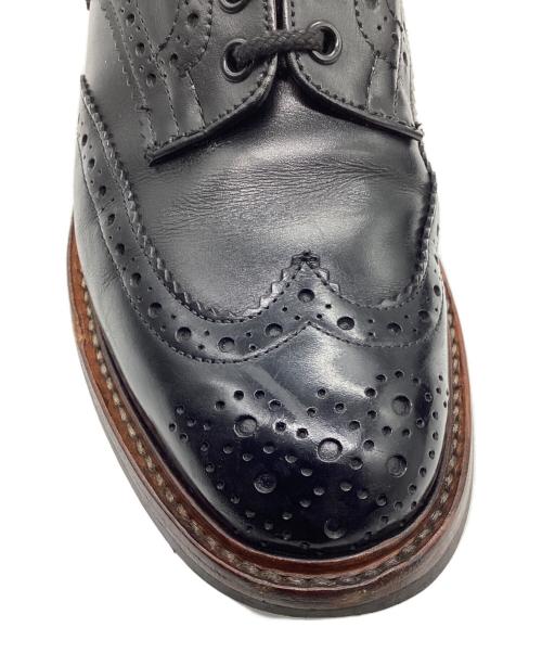 Tricker's（トリッカーズ）Tricker's (トリッカーズ) BOURTON/ウイングチップシューズ ブラック サイズ:7 1/2の古着・服飾アイテム