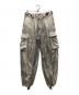 Maison MIHARA YASUHIRO（メゾン ミハラ ヤスヒロ）の古着「Satin Cargo Pants」｜グレー