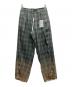 MAISON SPECIAL（メゾンスペシャル）の古着「Destroy Damage Prime-Wide Ombre Check Relaxing Pants」｜ブルー