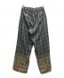 MAISON SPECIAL (メゾンスペシャル) Destroy Damage Prime-Wide Ombre Check Relaxing Pants ブルー：12000円