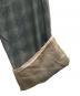 中古・古着 MAISON SPECIAL (メゾンスペシャル) Destroy Damage Prime-Wide Ombre Check Relaxing Pants ブルー：12000円