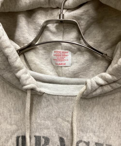 Champion REVERSE WEAVE（チャンピオン リバース ウィーブ）Champion REVERSE WEAVE (チャンピオン リバース ウィーブ) RW AFTER HOODED ホワイト サイズ:XLの古着・服飾アイテム