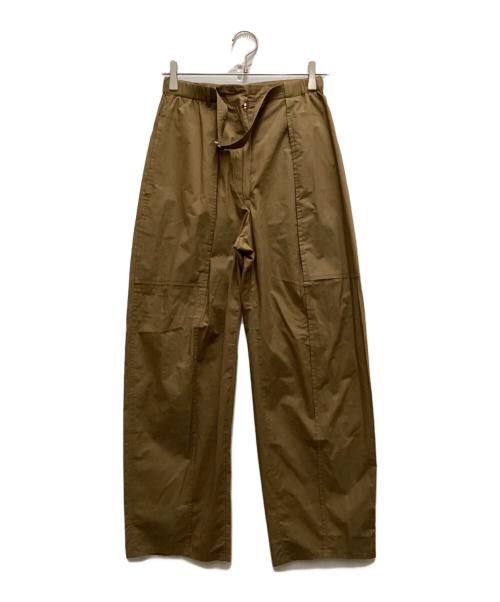 LEMAIRE（ルメール）LEMAIRE (ルメール) COTTON  BELTED PANTS ベージュ サイズ:34の古着・服飾アイテム