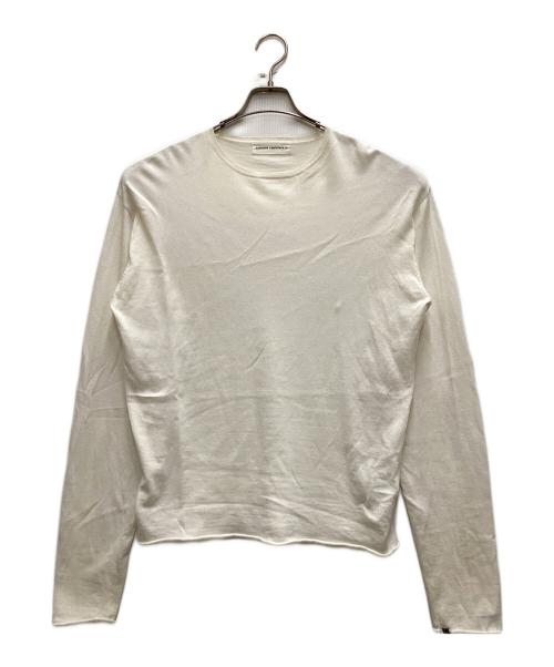 extreme cashmere X（エクストリーム カシミア）extreme cashmere X (エクストリーム カシミア) コットンカシミヤニット ホワイト サイズ:FREEの古着・服飾アイテム