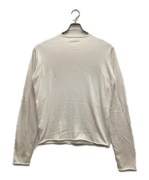 extreme cashmere X（エクストリーム カシミア）extreme cashmere X (エクストリーム カシミア) コットンカシミヤニット ホワイト サイズ:FREEの古着・服飾アイテム