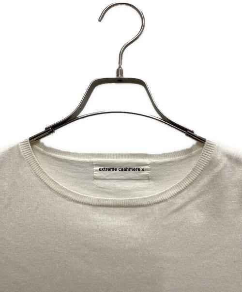 extreme cashmere X（エクストリーム カシミア）extreme cashmere X (エクストリーム カシミア) コットンカシミヤニット ホワイト サイズ:FREEの古着・服飾アイテム