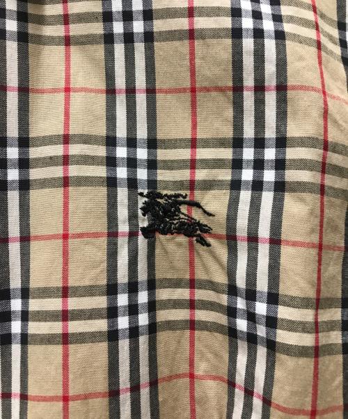 BURBERRY BLUE LABEL（バーバリー ブルー レーベル）BURBERRY BLUE LABEL (バーバリー ブルー レーベル) ノバチェックロゴシャツ ベージュ サイズ:38の古着・服飾アイテム