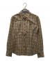 BURBERRY BLUE LABEL（バーバリー ブルー レーベル）の古着「ノバチェックロゴシャツ」｜ベージュ