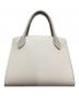 PRADA (プラダ) モノクローム 2WAYバッグ ホワイト：150000円
