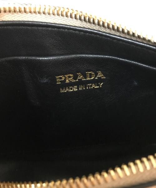 PRADA（プラダ）PRADA (プラダ) アーケミニレザーショルダーバッグ ピンクの古着・服飾アイテム