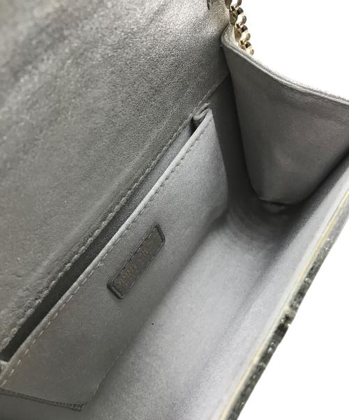 JIMMY CHOO（ジミーチュウ）JIMMY CHOO (ジミーチュウ) Candy Glitter box Clutch Bag グレー サイズ:表記無しの古着・服飾アイテム