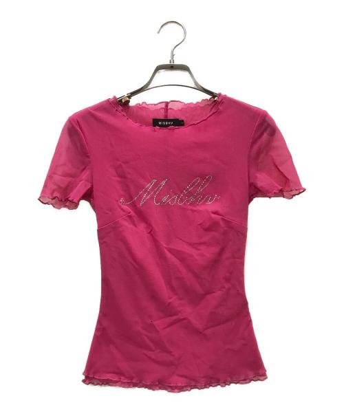 MISBHV（ミスビヘイブ）MISBHV (ミスビヘイブ) MISBHV Magenta Ｔシャツ ピンク サイズ:XSの古着・服飾アイテム