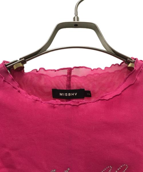 MISBHV（ミスビヘイブ）MISBHV (ミスビヘイブ) MISBHV Magenta Ｔシャツ ピンク サイズ:XSの古着・服飾アイテム