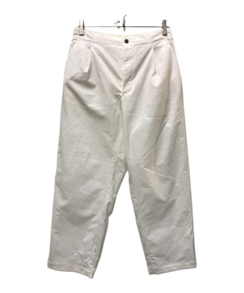 N/（エヌ）N/ (エヌ) テーパードパンツ ホワイト サイズ:Mの古着・服飾アイテム