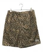 stussyステューシー）の古着「BASIC MESH SHORT L leopard」｜ベージュ