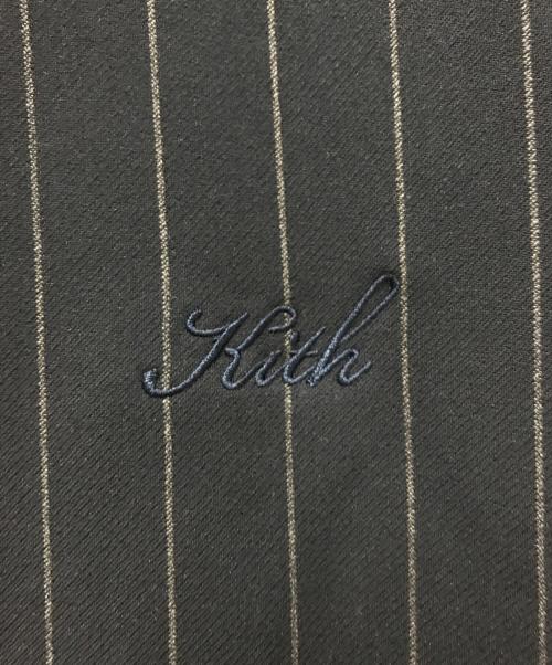 KITH（キス）KITH (キス) Pinstripe Doubleknit Coaches Jacket ネイビー サイズ:Mの古着・服飾アイテム