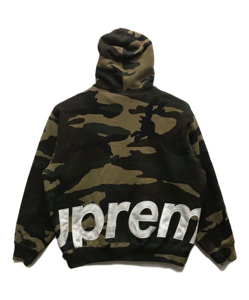 SUPREME（シュプリーム）SUPREME (シュプリーム) Big Logo Zip Up Sweatshirt カーキ サイズ:Mの古着・服飾アイテム