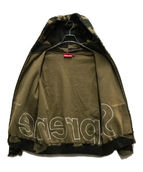 SUPREME（シュプリーム）SUPREME (シュプリーム) Big Logo Zip Up Sweatshirt カーキ サイズ:Mの古着・服飾アイテム