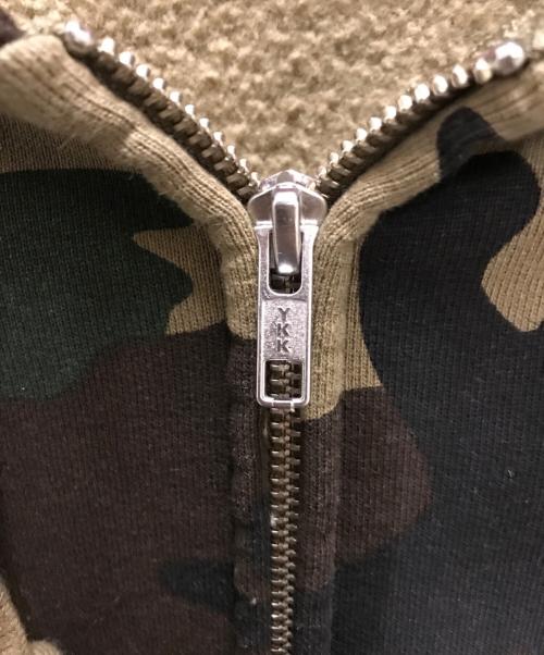 SUPREME（シュプリーム）SUPREME (シュプリーム) Big Logo Zip Up Sweatshirt カーキ サイズ:Mの古着・服飾アイテム