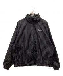 SUPREME（シュプリーム）の古着「Reflective Pinstripe Track Jacket」｜ブラック
