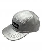 SUPREMEシュプリーム）の古着「Washed Chino Twill Camp Cap」｜シルバー