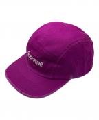 SUPREMEシュプリーム）の古着「Washed Chino Twill Camp Cap」｜パープル