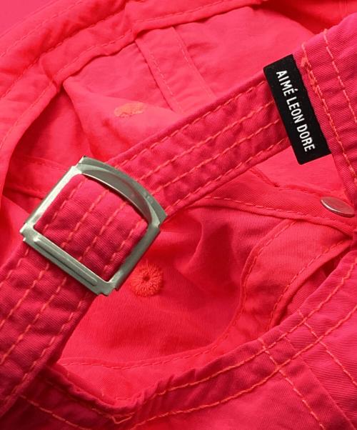 Aime Leon Dore（エメレオンドレ）Aime Leon Dore (エメレオンドレ) ナイロンロゴキャップ ピンクの古着・服飾アイテム