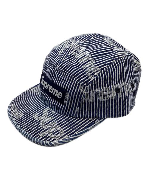 SUPREME（シュプリーム）Supreme (シュプリーム) Denim Camp Cap Hickory Stripe インディゴの古着・服飾アイテム