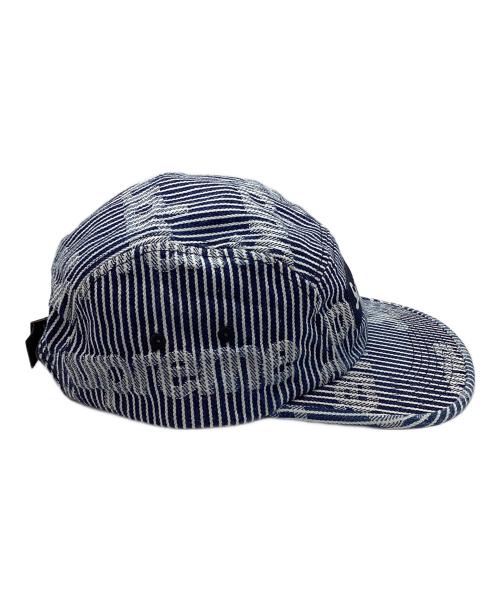 SUPREME（シュプリーム）Supreme (シュプリーム) Denim Camp Cap Hickory Stripe インディゴの古着・服飾アイテム