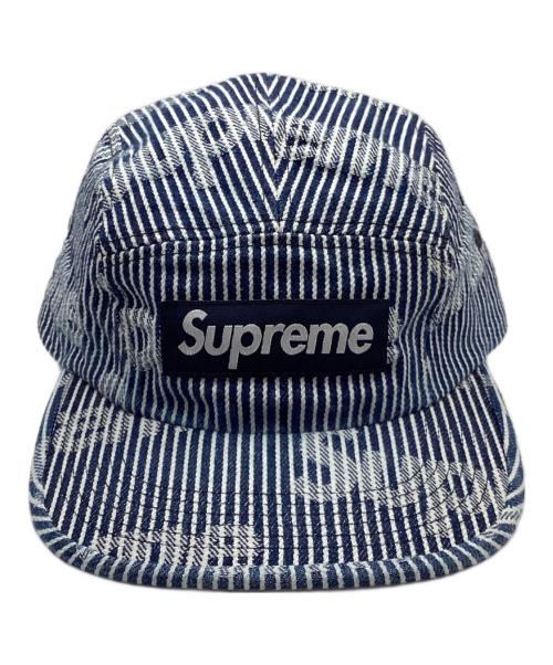 SUPREME（シュプリーム）Supreme (シュプリーム) Denim Camp Cap Hickory Stripe インディゴの古着・服飾アイテム