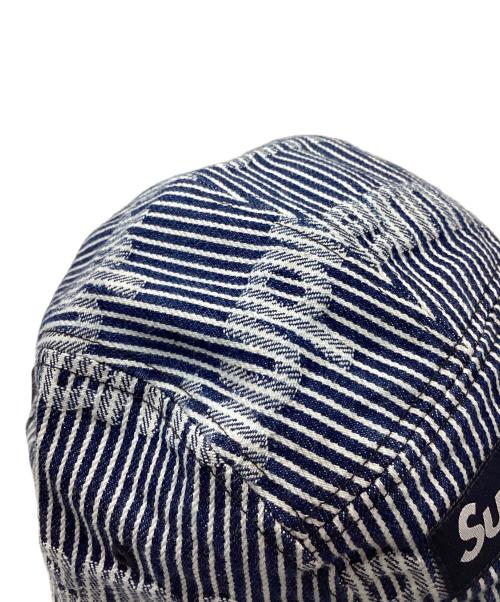 SUPREME（シュプリーム）Supreme (シュプリーム) Denim Camp Cap Hickory Stripe インディゴの古着・服飾アイテム