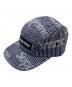 Supreme（シュプリーム）の古着「Denim Camp Cap Hickory Stripe」｜インディゴ
