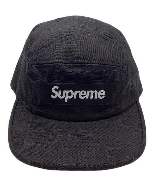SUPREME（シュプリーム）Supreme (シュプリーム) Denim Camp Cap ブラックの古着・服飾アイテム