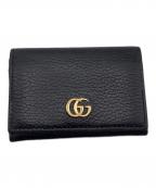 GUCCIグッチ）の古着「GGロゴカードケース」｜ブラック