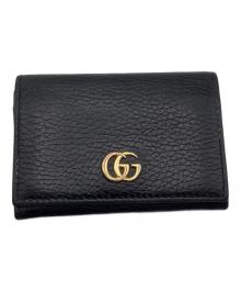 GUCCI（グッチ）の古着「GGロゴカードケース」｜ブラック