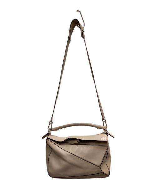 LOEWE（ロエベ）LOEWE (ロエベ) パズルバッグ ミディアム 2WAYバッグ アイボリー サイズ:FREEの古着・服飾アイテム