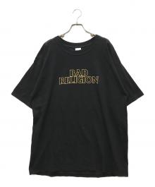 BAD RELIGION（バッドレリジョン）の古着「90s～00s Against The Grain 両面プリントTシャツ」｜ブラック