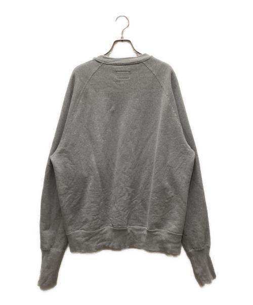 Unlikely（アンライクリー）Unlikely (アンライクリー) Split Raglan Sleeve Crew グレー サイズ:Mの古着・服飾アイテム