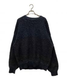 YOKE×1LDK（ヨーク×ワンエルディーケー）の古着「別注STILL BORDER CREWNECK」｜ネイビー